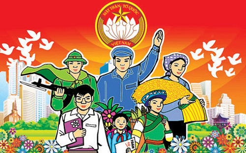 Tuyên truyền Đại hội Mặt trận tổ quốc Việt Nam phường Thắng Lợi khóa XV, nhiệm kỳ 2024 - 2029